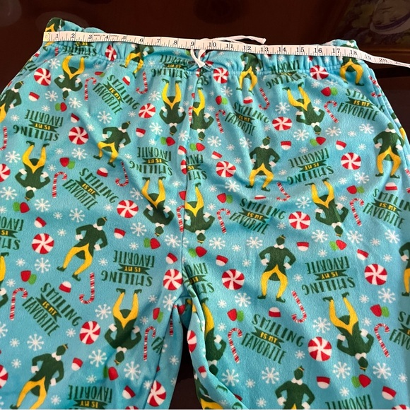 Men’s Elf lounge pants pajama bottoms colorful Smiling is my favorite - Picture 9 of 12